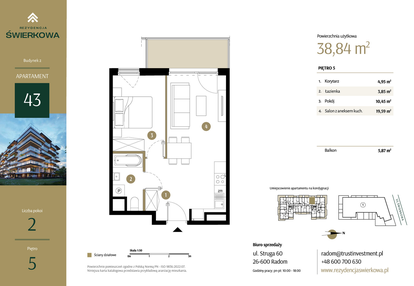 Mieszkanie w inwestycji: Rezydencja Świerkowa - etap II