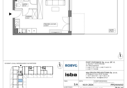 Mieszkanie w inwestycji: Port Popowice bud. W