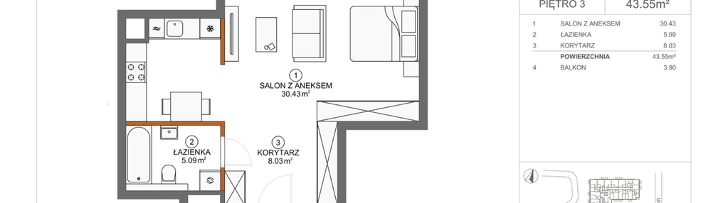 Mieszkanie w inwestycji: Apartamenty Rusałki