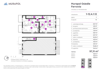 Mieszkanie w inwestycji: Murapol Osiedle Ferrovia