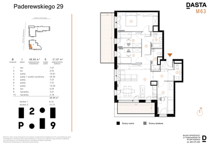 Mieszkanie w inwestycji: Paderewskiego 29