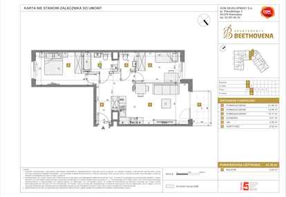 Mieszkanie w inwestycji: Apartamenty Beethovena etap 2 - apartamenty inwestycyjne