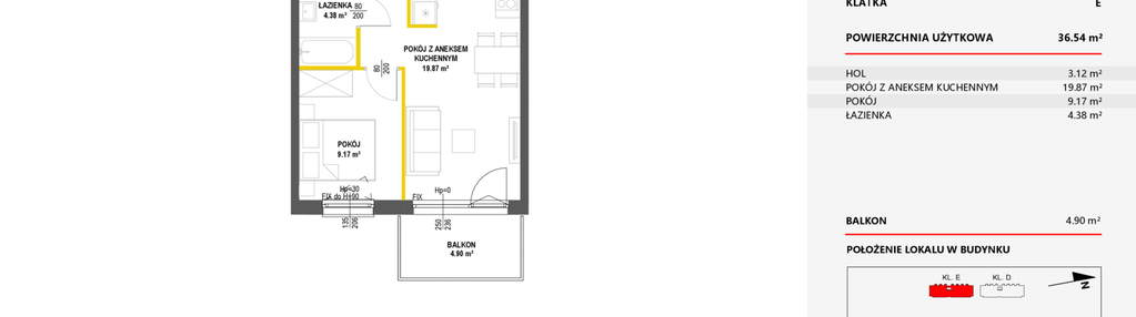 Mieszkanie w inwestycji: Miasteczko Nova Fala 2