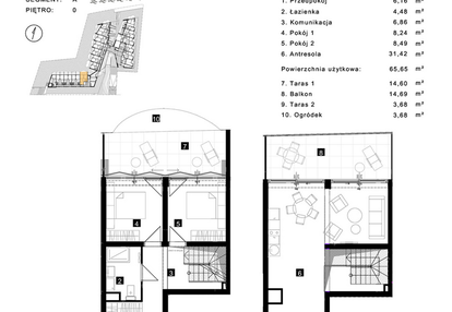 Mieszkanie w inwestycji: Cisha Apartamenty Dziwnów