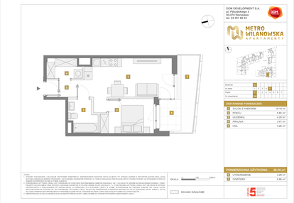 Mieszkanie w inwestycji: Apartamenty Metro Wilanowska