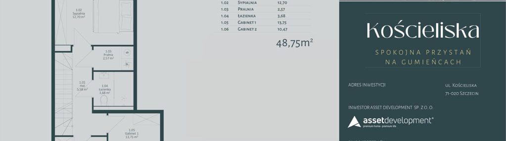 Mieszkanie w inwestycji: Kościeliska