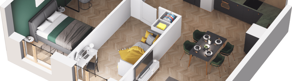 Mieszkanie w inwestycji: Mieszkaj w mieście - Ogrody Glogera