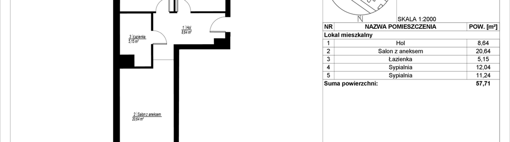Mieszkanie w inwestycji: Symfonia Ptasia 28