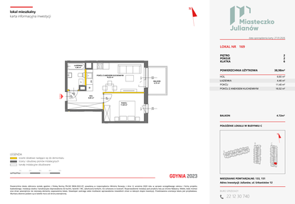 Mieszkanie w inwestycji: Miasteczko Julianów