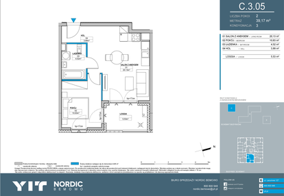 Mieszkanie w inwestycji: Nordic Bemowo - etap IV