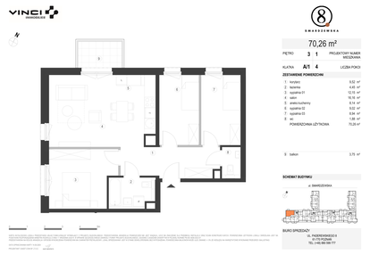 Mieszkanie w inwestycji: Smardzewska 8