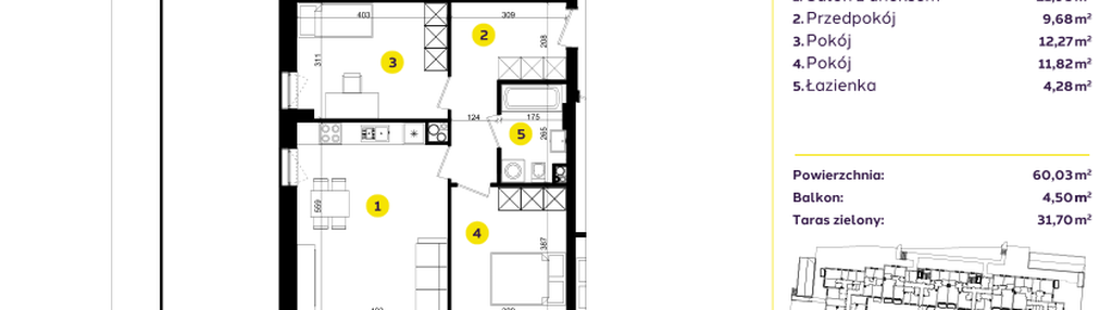 Mieszkanie w inwestycji: Osiedle Nowe Złotno etap VI