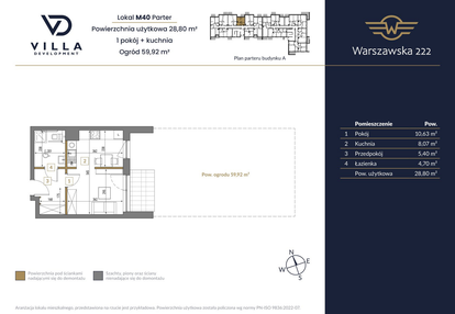 Mieszkanie w inwestycji: Warszawska 222