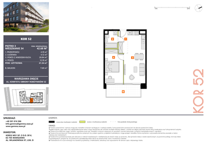 Mieszkanie w inwestycji: KOR 52