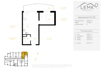 Mieszkanie w inwestycji: Lemko Residence