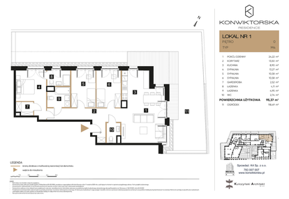 Mieszkanie w inwestycji: Konwiktorska Residence