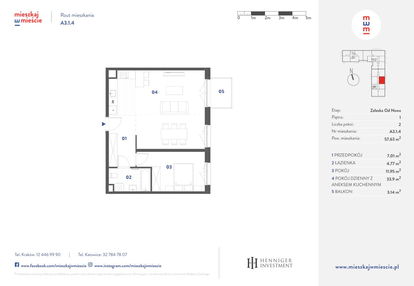 Mieszkanie w inwestycji: Mieszkaj w Mieście - Załęska od Nowa