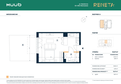 Mieszkanie w inwestycji: Reneta