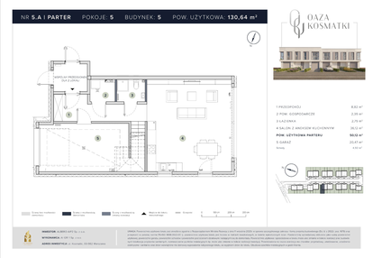 Dom w inwestycji: Oaza Kosmatki