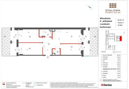 Mieszkanie w inwestycji: Stalowa Form 43.45