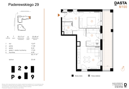 Mieszkanie w inwestycji: Paderewskiego 29