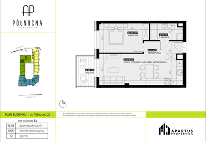 Mieszkanie w inwestycji: Apartamenty Północna etap II
