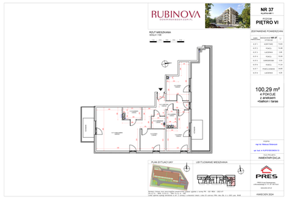 Mieszkanie w inwestycji: RUBINOVA