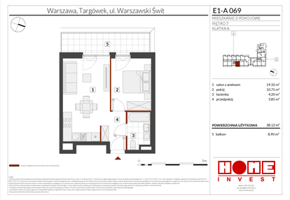 Mieszkanie w inwestycji: Warszawski Świt etap X