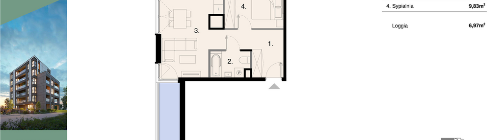 Mieszkanie w inwestycji: Dzielnica Trust