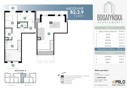 Mieszkanie w inwestycji: Bogatyńska Apartamenty etap 2