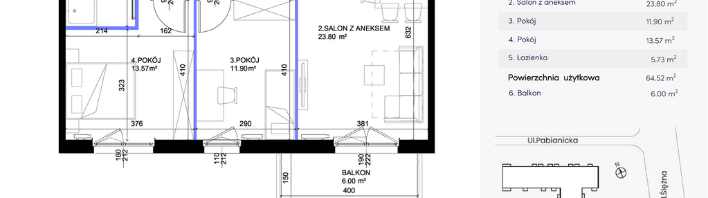 Mieszkanie w inwestycji: Nowa Pabianicka