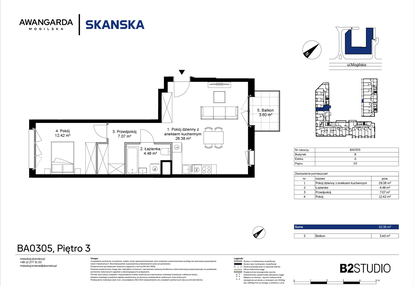 Mieszkanie w inwestycji: Awangarda Mogilska