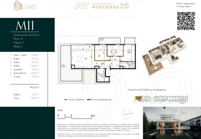 Mieszkanie w inwestycji: Apartamenty Wybickiego 2.0