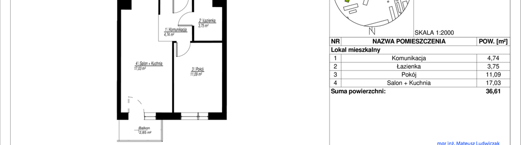 Mieszkanie w inwestycji: Jasielska 8C etap II