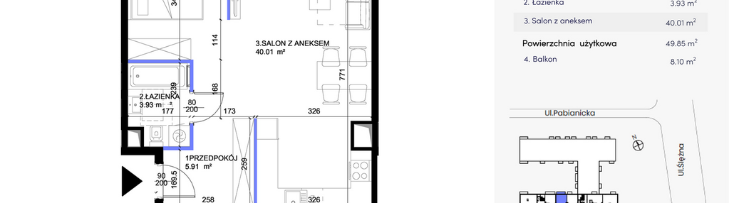 Mieszkanie w inwestycji: Nowa Pabianicka