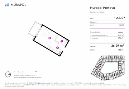 Mieszkanie w inwestycji: Murapol Portovo etap II