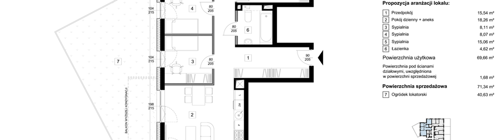 Mieszkanie w inwestycji: Lubelska Osada budynek B6