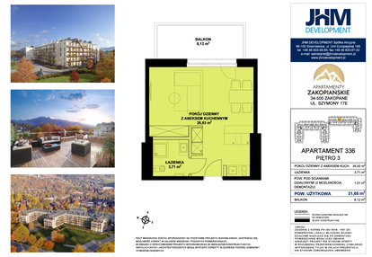 Mieszkanie w inwestycji: Apartamenty Zakopiańskie