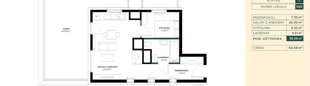 Mieszkanie w inwestycji: Conrada 30