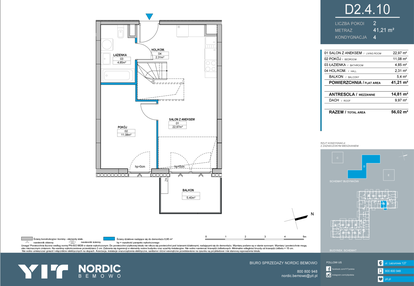 Mieszkanie w inwestycji: Nordic Bemowo - etap IV
