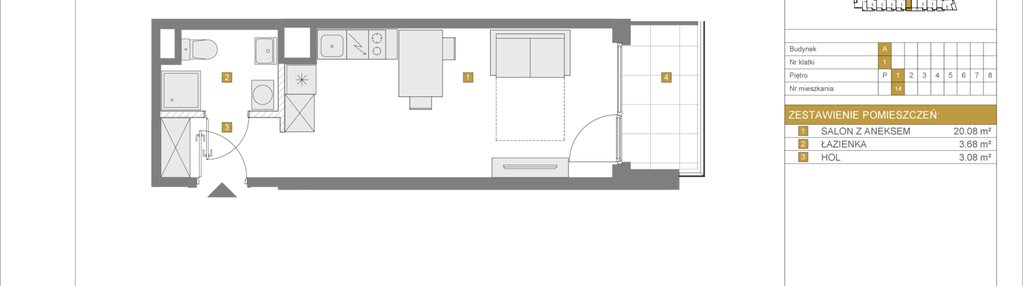 Mieszkanie w inwestycji: Apartamenty Grzybowska 11