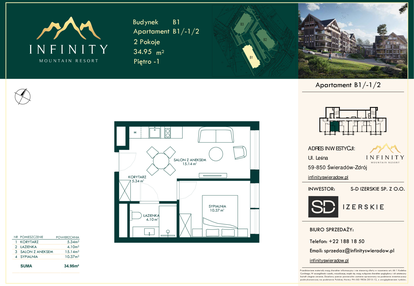 Mieszkanie w inwestycji: Infinity Mountain Resort etap 2
