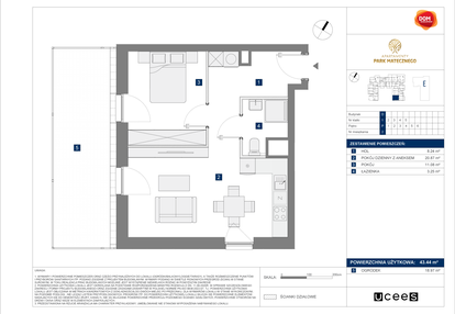 Mieszkanie w inwestycji: Apartamenty Park Matecznego Etap 1