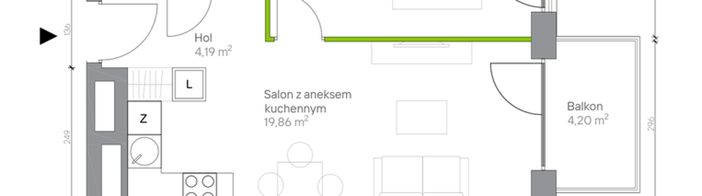 Mieszkanie w inwestycji: Jesionowa Vita