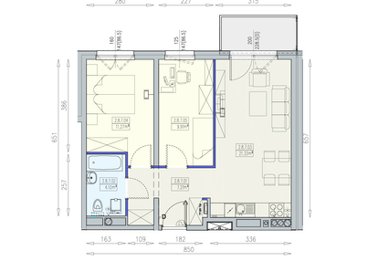 Mieszkanie w inwestycji: Południk 17 - budynek K1