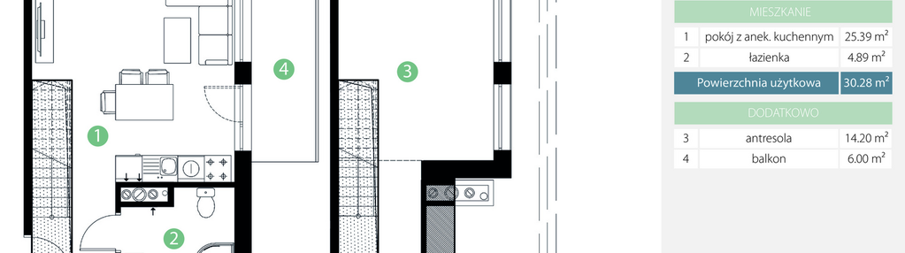 Mieszkanie w inwestycji: Bogatyńska Apartamenty etap 3