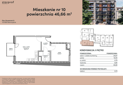 Mieszkanie w inwestycji: Plac Słowiański 9