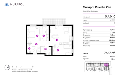 Mieszkanie w inwestycji: Murapol Osiedle Zen - etap II