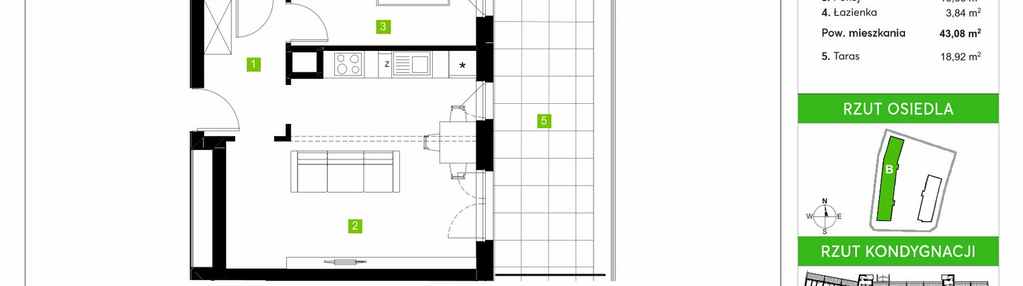 Mieszkanie w inwestycji: Osiedle Parkowe Aleje etap II