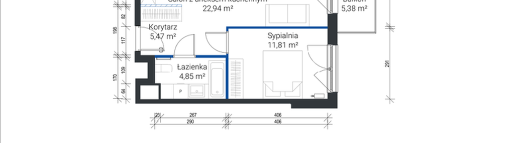 Mieszkanie w inwestycji: Nowe Zabłocie